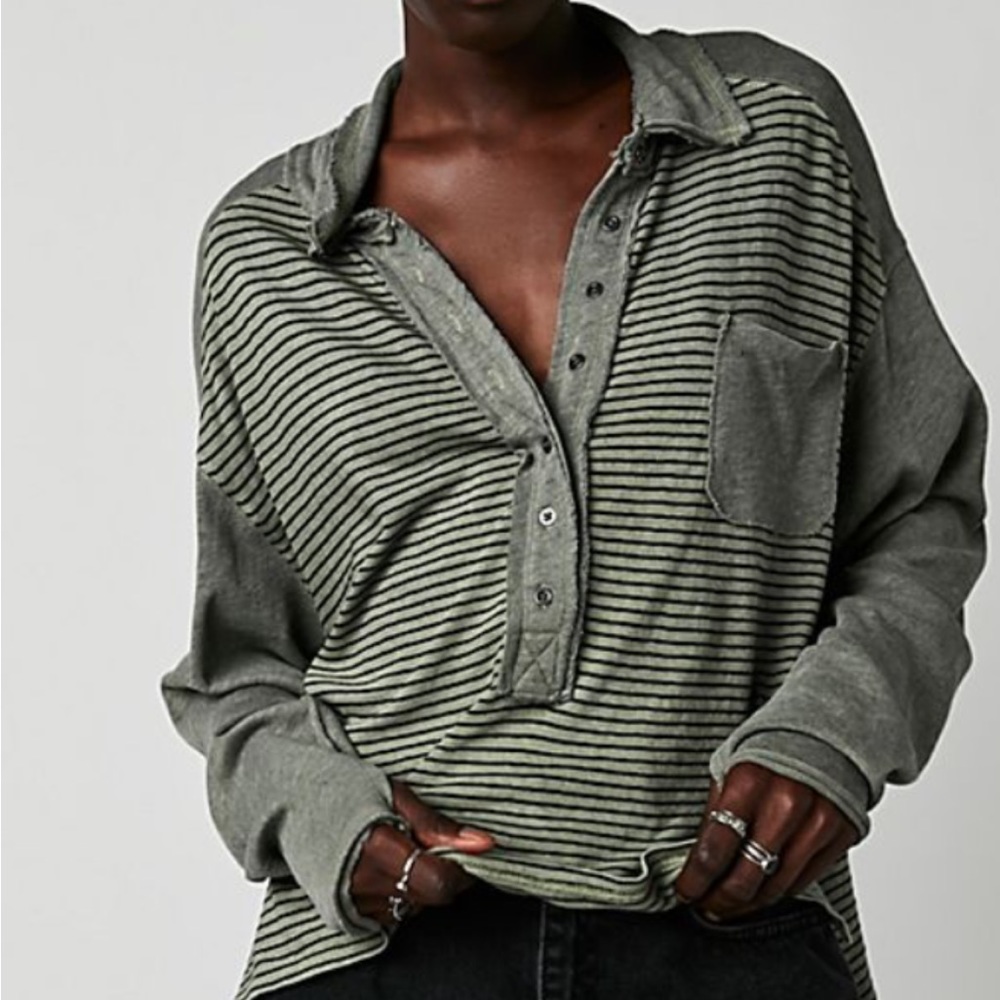 Free People Rock with Me Polo